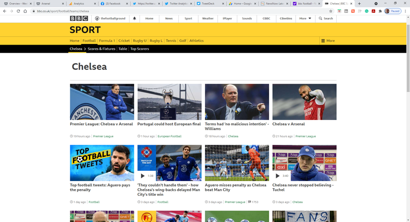 Chelsea FC: BBC Coverage